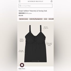 Kindred braverly Simply Sublime® Maternity & Nursing Tank (s)